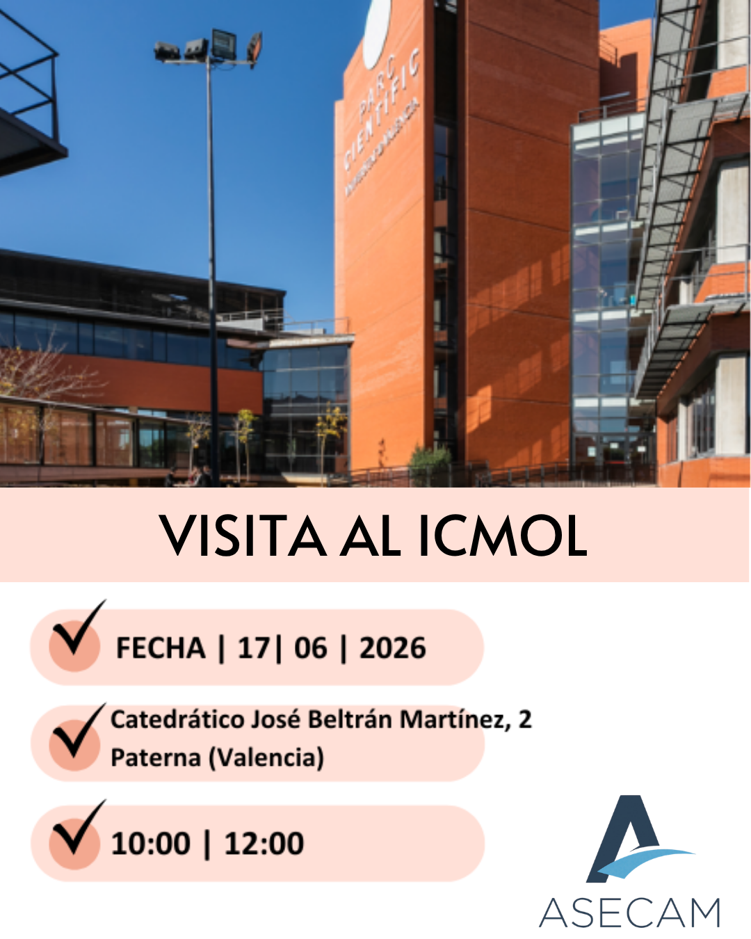 Visita al Instituto de Ciencia Molecular (ICMol)