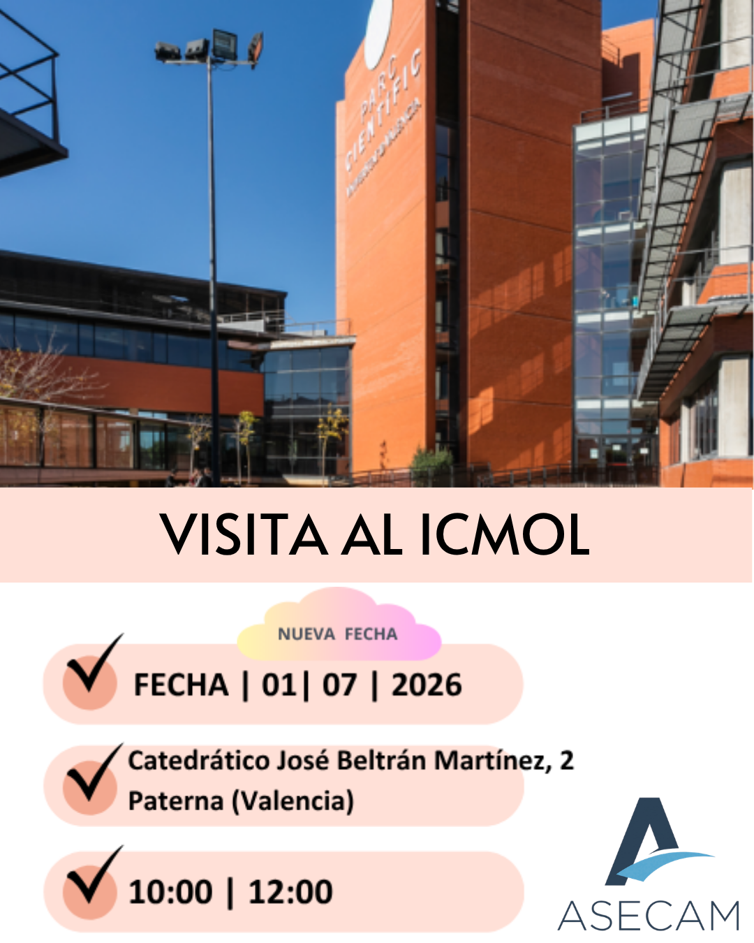 Visita al Instituto de Ciencia Molecular (ICMol)